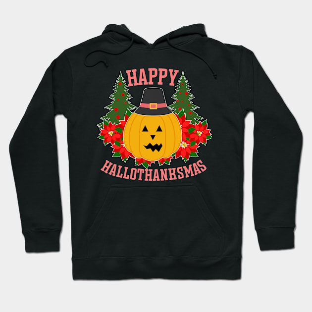 Happy Hallothanksmas Hoodie by Nice Surprise